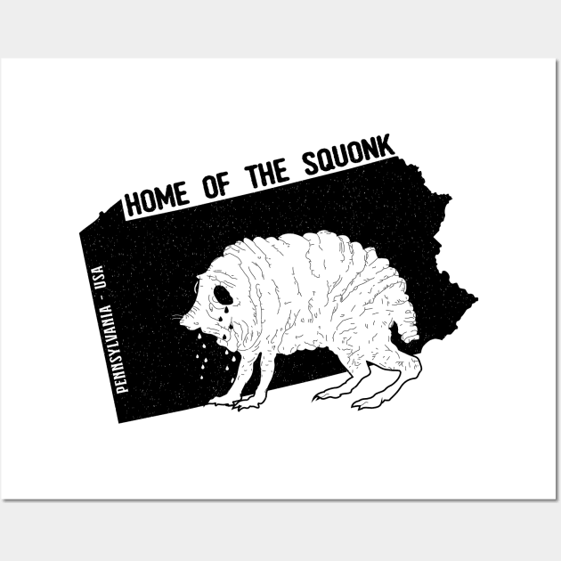 Home of the Squonk Pennsylvania Wall Art by Tesszero